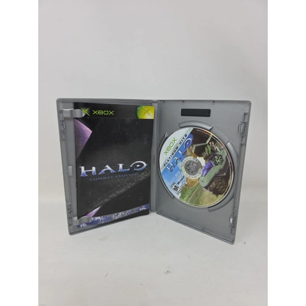 Halo: Combat Evolved Best of Platinum Hits (Microsoft Xbox 2001) CIB W/Manual